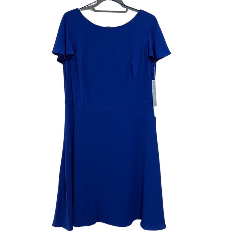 NWT London Time Royal Blue Dress Women Plus Size 14W